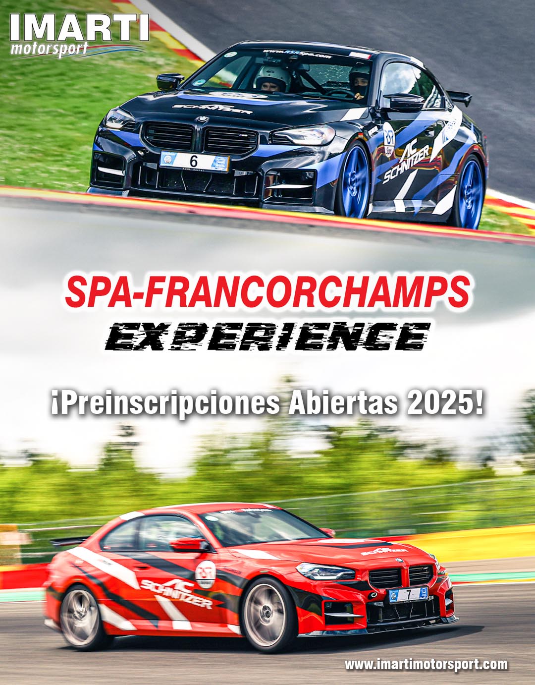 Experiencia de Pilotaje Premium en el circuito de Spa-Francorchamps